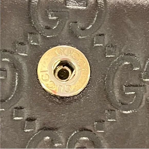 GUCCI- Guccissima Signature Continental Wallet Chocolate-Excellent Condition - Picture 9 of 16